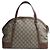 Gucci Borsa Tote e Borsa a Spalla in PVC Marrone - vista 3