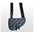 Dior Mini borsa saddle in jacquard Oblique Marrone - vista 11