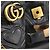Gucci Mini borsa a tracolla con catena GG Marmont in pelle matelassé chevron nera Nero - vista 2