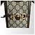 Gucci Borsa a tracolla in tela GG Supreme con morsetto marrone - vista 8