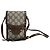 Gucci Borsa a tracolla in tela GG Supreme con morsetto marrone