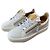 Giuseppe Zanotti Sneakers bianche da donna Maryland placcate oro Bianco