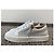 Giuseppe Zanotti Sneakers bianche da donna Maryland placcate oro Bianco - vista 5