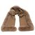 Dior Sciarpa a mantella con cappuccio in cashmere e pelliccia di volpe marrone - vista 6