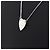 Gucci Collana con pendente a cuore in argento per donna - vista 3