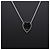 Gucci Collana con pendente a cuore in argento per donna - vista 4