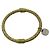 Bottega Veneta Bracciale in pelle intrecciata verde oliva