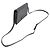 Clutch a tracolla in pelle micro Guccissima con logo GG nero - vista 3
