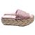 Miu Miu Espadrilles glitterate rosa - vista 5