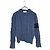 Thom Browne Mohair Aran Zopfstrick Blau
