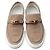 Hermès Kelly Loafer aus taupefarbenem Wildleder und Roségold Braun - Ansicht 2
