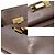 Balenciaga Clutch LE DIX in pelle di vitello marrone con tracolla - vista 6