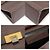 Balenciaga Clutch LE DIX in pelle di vitello marrone con tracolla - vista 7