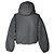 Tory Burch Kurze Kapuzenjacke mit Logo-Muster in Anthrazitgrau Braun - Ansicht 2