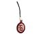 Gucci Charm per borsa in pelle con logo GG Rosso