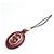 Gucci Charm per borsa in pelle con logo GG Rosso - vista 2