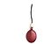Gucci Charm per borsa in pelle con logo GG Rosso - vista 3