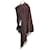 Salvatore Ferragamo Sciarpa in scamosciato marrone - vista 2