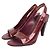Louis Vuitton Scarpe slingback in vernice bordeaux Rosso