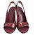 Louis Vuitton Scarpe slingback in vernice bordeaux Rosso - vista 2
