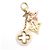 Louis Vuitton Charm per borsa e portachiavi Monogram Flower Multicolore