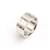 Céline Blason Logo Ring Silber Größe Weiß  - Ansicht 2