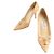 Jimmy Choo Beige Wavy Pattern Pumps Orange