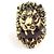Gucci Amethyst Lion Ring Vergoldet Mehrfarben - Ansicht 2
