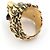 Gucci Amethyst Lion Ring Vergoldet Mehrfarben - Ansicht 3