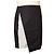 Maison Martin Margiela Minifalda asimétrica de algodón azul marino y blanco - vista 2
