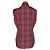 Moschino Top sin mangas con volantes y estampado de cuadros morado Roja - vista 4