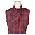 Moschino Top sin mangas con volantes y estampado de cuadros morado Roja - vista 6
