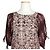 Isabel Marant Camicetta in seta con volant e motivi multipli Etoile Multicolore - vista 6