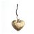 Gucci Charm per borsa in pelle a cuore dorato D'oro - vista 3