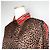 Sandro Camisa de seda con estampado de leopardo Roja - vista 4