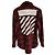 Off White Giacca oversize in flanella Red Arrow Rosso
