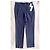 Calvin Klein Pantaloni eleganti Slim Fit a righe blu - vista 3
