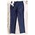 Calvin Klein Pantaloni eleganti Slim Fit a righe blu - vista 4
