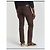 Autre Marque GANT Jeans Regular in misto lino e tela - Marrone scuro - vista 2