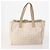 CHANEL Nuova linea di borse Tote in nylon 3 Set Nero Beige CC Auth BA12660 - vista 2