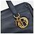 Borsa Christian Dior in pelle blu navy e oro Auth ka4387A D'oro - vista 17