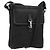 Borsa a Spalla GUCCI Nylon Nero Argento 92646 Auth 179896