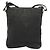 Borsa a Spalla GUCCI Nylon Nero Argento 92646 Auth 179896 - vista 2