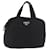 Borsa PRADA in nylon nero argento Auth bs35154 - vista 13