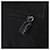 Borsa PRADA in nylon nero argento Auth bs35154 - vista 17