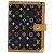 LOUIS VUITTON Agenda PM Monogram Multicolor Day Cover Black R20895 Auth 176772V Nero - vista 13