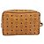 Clutch MCM Vicetos Logogram PVC Marrone Oro Auth BA12942 D'oro - vista 2