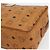 Clutch MCM Vicetos Logogram PVC Marrone Oro Auth BA12942 D'oro - vista 7