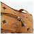 Clutch MCM Vicetos Logogram PVC Marrone Oro Auth BA12942 D'oro - vista 8