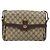 GUCCI GG Supreme Web Sherry Line Borsa in PVC Beige Oro 904 02 084 Auth ka4366 D'oro - vista 13